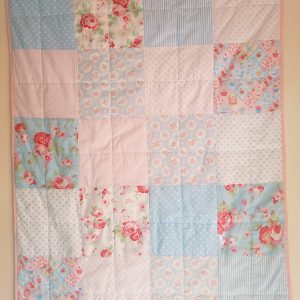 Cath Kidston style baby quilt